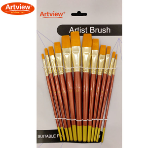 Golden Synthetic Brush